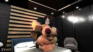 Chubby asian takes big black cock