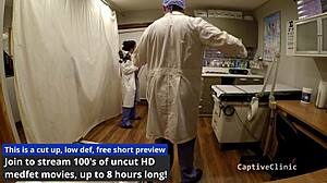 Redhead Donna Leigh Vibrates Gaping Pussy Backstage