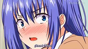 Lesbian couple fucks hard in school!