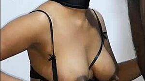 Skinny Brunette Sucks Huge Dick