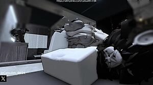 quietly fucking fan on bed