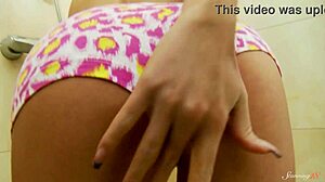 Kinky Blonde Teen 18+ Faby O Stimulates Her Pussy With Handheld Shower