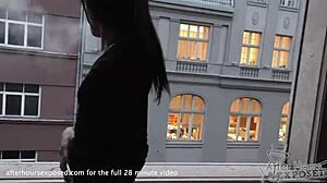 partying with hot spinner euro coed kate sottile in pov fun