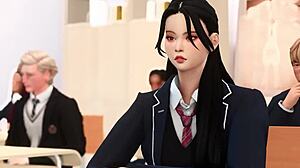 Want to see shared pleasures in this 3d hentai group sex preview?