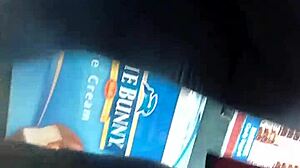 I hided the camera for her ass in leggings candidly