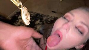 Cheating on her is crazy work with passionate choking and deepthroat