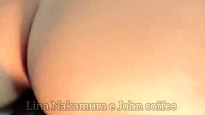 asian girl seduces trainer for outdoor fun