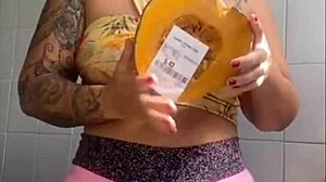 Exhibitionist Flashing Swollen Pussy On Live Stream