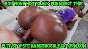 ebony julie expertly handles white cock in interracial hardcore scene