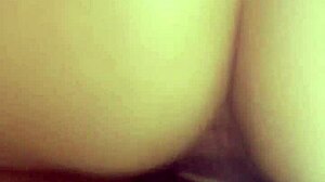 i had a quickie with my boyfriend, teasing with my huge pussy lips and big tits before assfucking