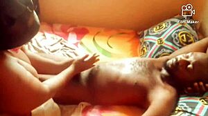 sweet cousin gives sweet massage outdoor