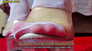 Guided Handjob With Foot Play By Espuleta Maia!