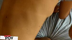 Stacy Cruz rides massive cocks in mmf threesome. She cums hard with creampie and deepthroat action.