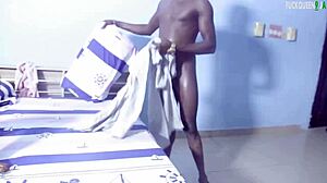 hardcore action sex with my help after work 😈