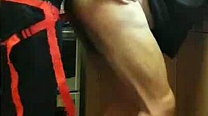 Boldly Pegging Boyfriend's Ass In Kitchen, Cornfield, And Bathroom With Ass To Mouth.