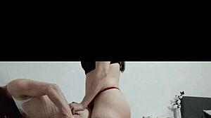 WIFE CHEATS ON HUSBAND WITH TRANS MAN IN STOCKINGS