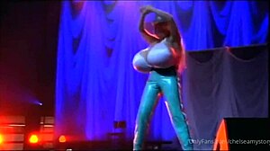 Bustiest Stripper Dances Seductively