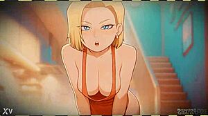 I fantasize about Android 18 in lust factory with big tits and ass