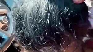 Look what gabriella got after sucking speedys huge cock and balls with cum on ass!