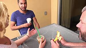 cindy lou makes her husband eat cum as cuckold