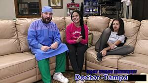 Dr. Tampa Examines Neighbor Alix Avery in First Gyno Visit!