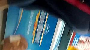 I hided the camera for her ass in leggings candidly