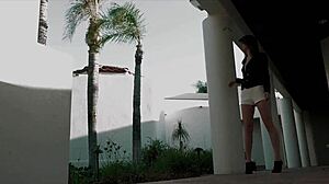 Brunette Pornstar Licks Pussy In Missionary And Doggy