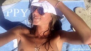 Blonde Teen's Clothes RIPPED During Ibiza Trip!