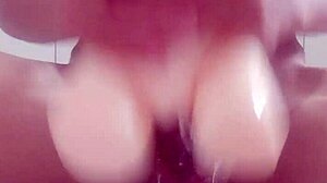 Taiwanese fuck doll takes monster cock in self-pleasure session