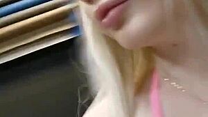 Pretty Pink Girl with Lipstick