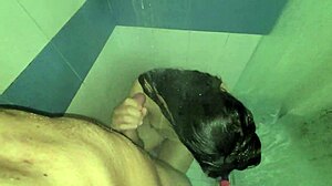 recording girlfriend's hot sex in shower unbeknownst to her