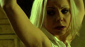 submissive lesbian slaves moaning from hardcore strapon sex with big tits