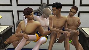 After Party Fun with Gay Friends