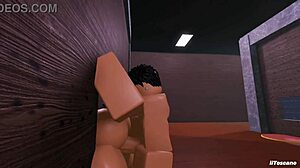 Fucking a bitch in the glory hole? Monster cock, big ass.