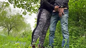 Noticing Mother-In-Law's Camel Toe In Leggings During Homemade Moment