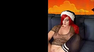 Meg The Vamp Stretches Her White Cunt With Toys For A Big African Dick