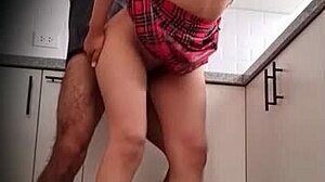 Inviting a Mexican escort home with hidden camera 😏