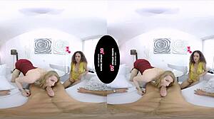 Guy pays two shemales for bold group fucking