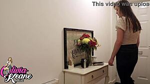 Naughty college student getting spanked 😈