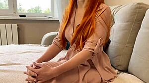 russian amateur cheats, fucking wife's boss in the kitchen while she cooks