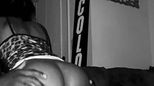 Amateur couple riding creamy cream pie