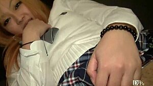 picked up a cute jk cosplay girl for fun