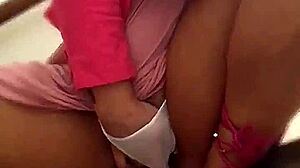 angel lima feels so aroused masturbating publicly on the building stairs, her heart racing with excitement