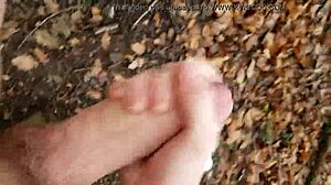 outdoor forest self-pleasure adventure