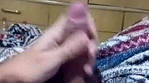 brazilian brunette moans dirty talk during guided masturbation