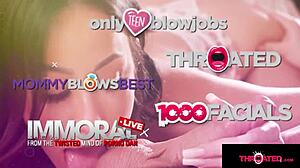 Nasty Slut Loves Sucking Big Dicks and Getting Throated!