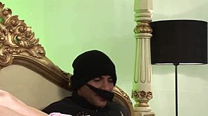 Lingerie-Clad Brunette Passion B's Anal Session