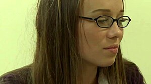 capri and melissa have fun with dildo at work 😏