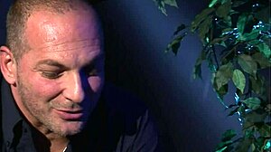 This horny brunette enjoys a big hard cock in the ass with cum in mouth!