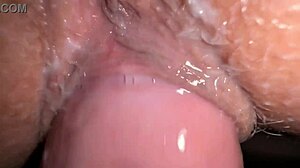 Amateur couple shares romantic homemade moment ending positively